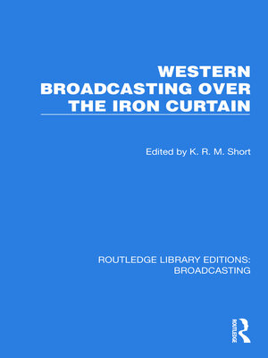 cover image of Western Broadcasting over the Iron Curtain